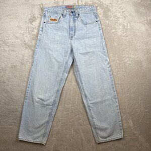 Empyre Relax Light Wash Straight Leg Jeans Size 28 100% Cotton Denim Unisex